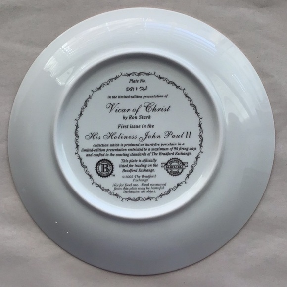 POPE John Paul 2 Plate - Picture 2 of 5